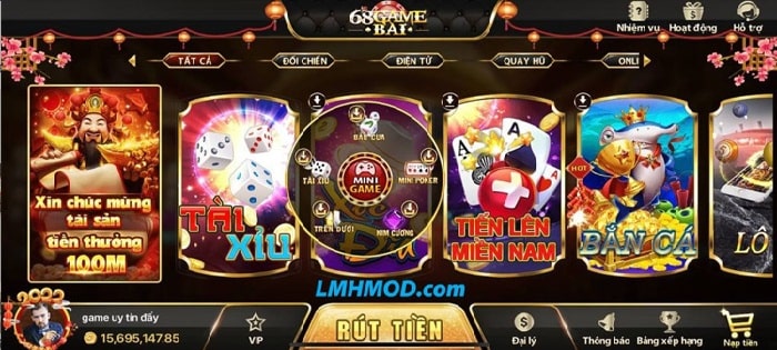 Thông tin sơ lược về cổng game 68 Game Bài