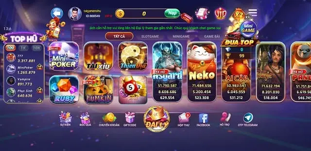 Một số tính năng mới tại 99vin.fun