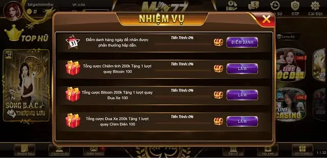 Max77.vin - hoàn cược không giới hạn bất kể thắng thua