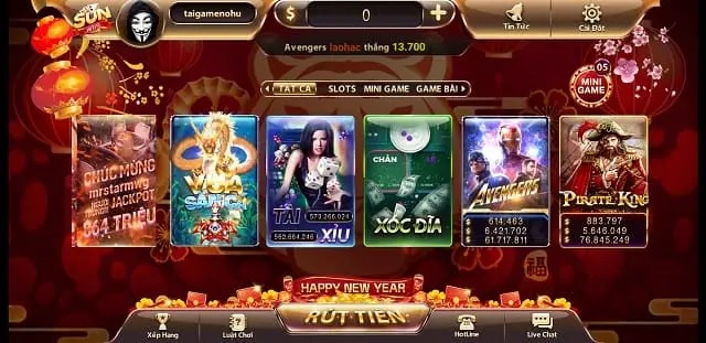 Hệ thống game, hình thức khuyến mãi có tại game SunVn1