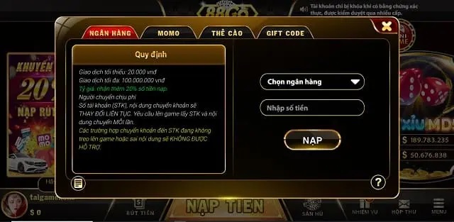 Khuyến mãi nạp tiền, cơ chế bảo mật tại 88Go Club