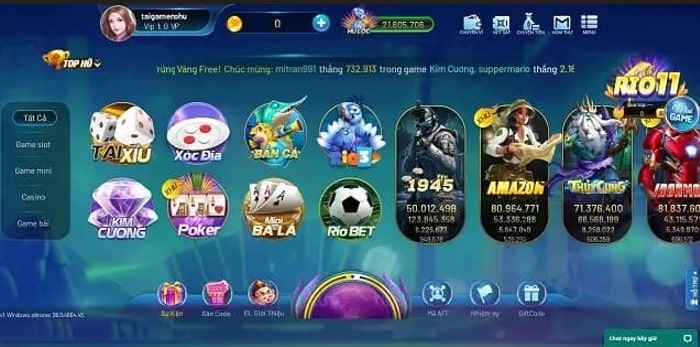 Tính năng vượt trội tại cổng game Rio66 Bet