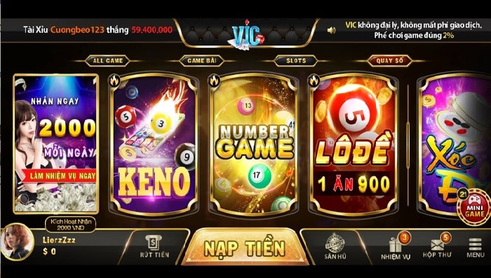 Ưu điểm vượt trội tại cổng game VicClub Win