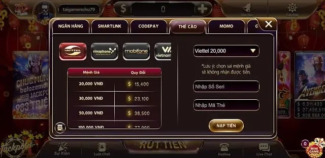 Tỷ lệ quy đổi 1:1 không giới hạn tiền thưởng