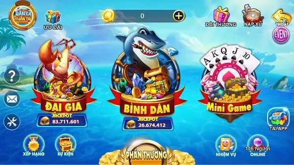 Những ưu điểm đáng chú ý của Bắn Cá Thần Tài