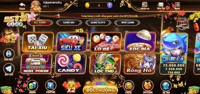 Danh sách ưu đãi hấp dẫn chỉ có tại Bet29 Club