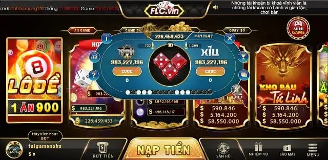 FLC Vin – cổng game nói không với gian lận, bịp