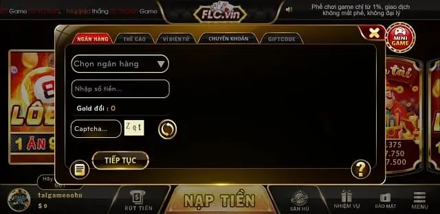 Kho game cá cược và cơ chế nạp đổi tại FLC Vin