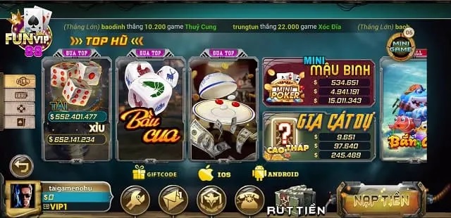 FunVip88 Club - Game hấp dẫn, nhận code mỗi ngày