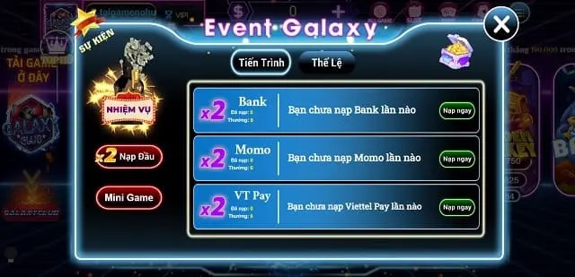 Sự kiện chào đón tân thủ nhận ngay 50k