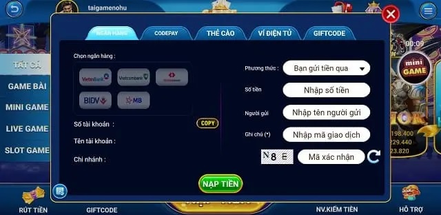 Nạp rút thả ga, nhận ngay ưu đãi vàng