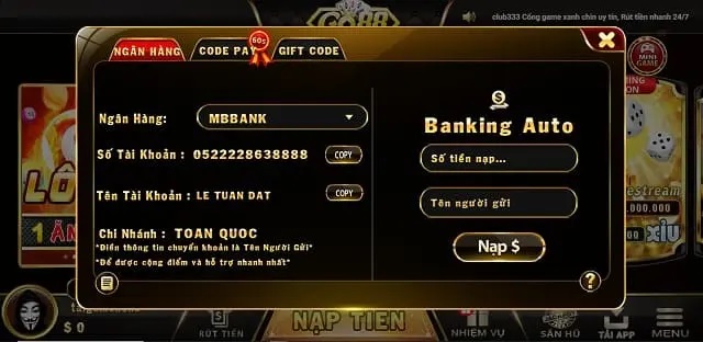 Cơ chế nạp rút không cắt phế, CSKH 24/24