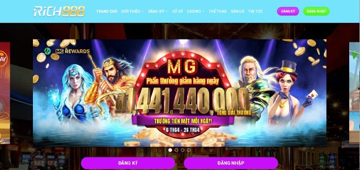Hệ thống game đa dạng, phong phú