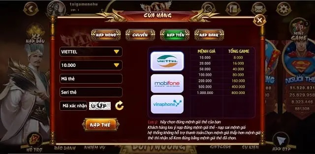 Nạp rút siêu tốc, không cắt phế