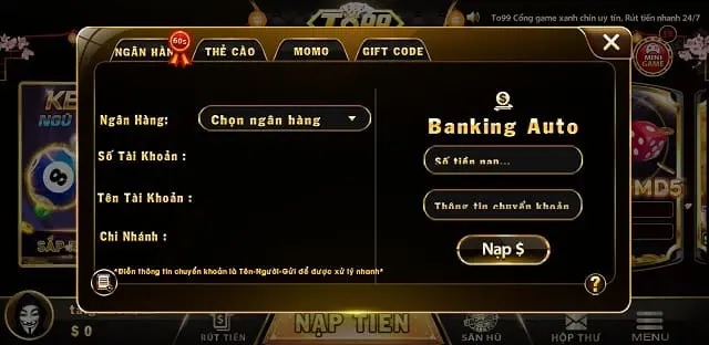 Nạp đổi & CSKH chuyên nghiệp