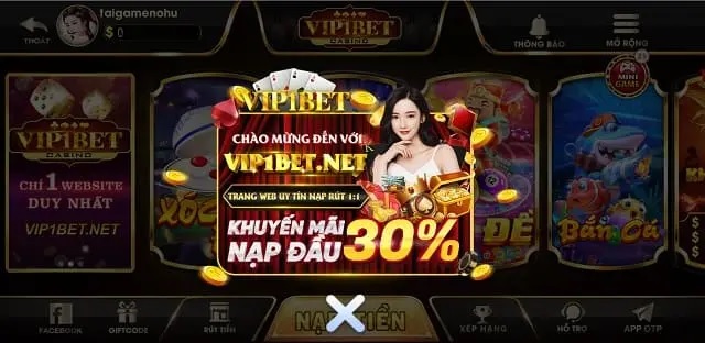 Vip1Bet Net – Chơi cực đã, nhận quà  siêu khủng