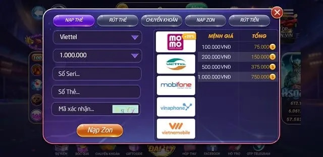 Đánh giá sơ lược cổng game Zon Vin có uy tín không?