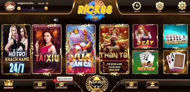 thông tin cần biết về game Rick88 Top