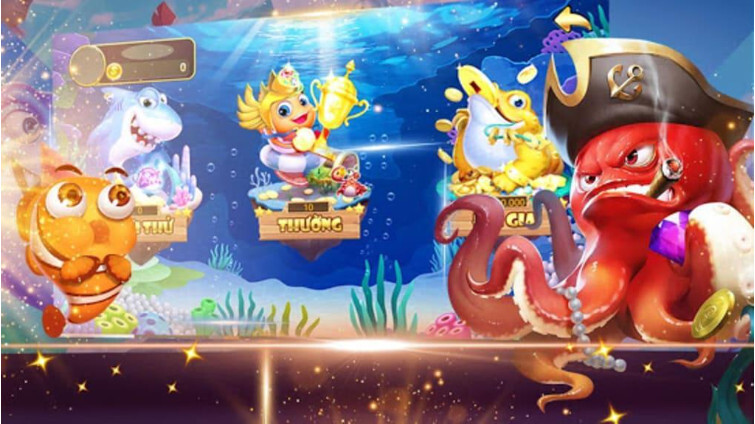 Các phòng chơi có tại cổng game Triệu Vân Săn Cá