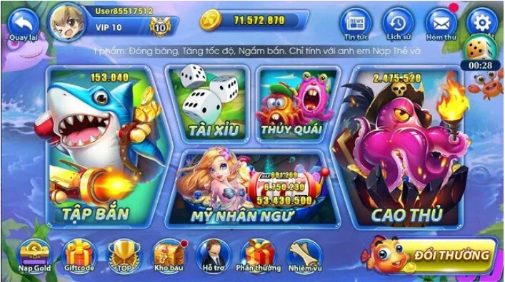 Có nhiều phòng chơi hấp dẫn tại Vua Hải Tặc | Vuahaitac.club