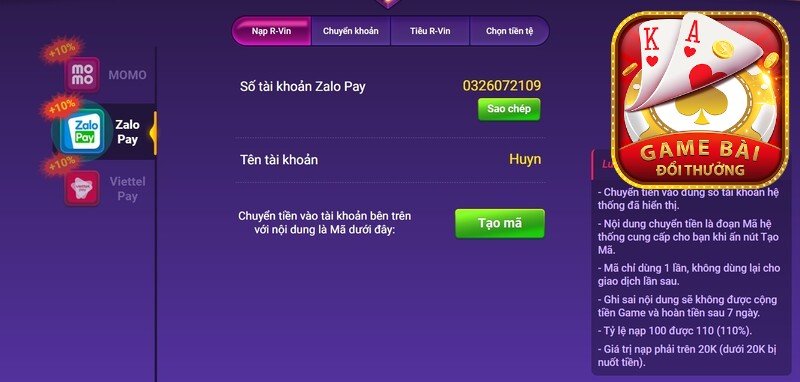 Chuyen Tien Ca Cuoc Chi Trong Vong 1 Not Nhac