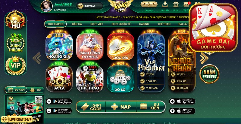 Dang Ky Tai Khoan Tai Web Kingfun