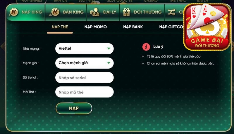 Nap Tien Nhanh Chong Thuan Tien