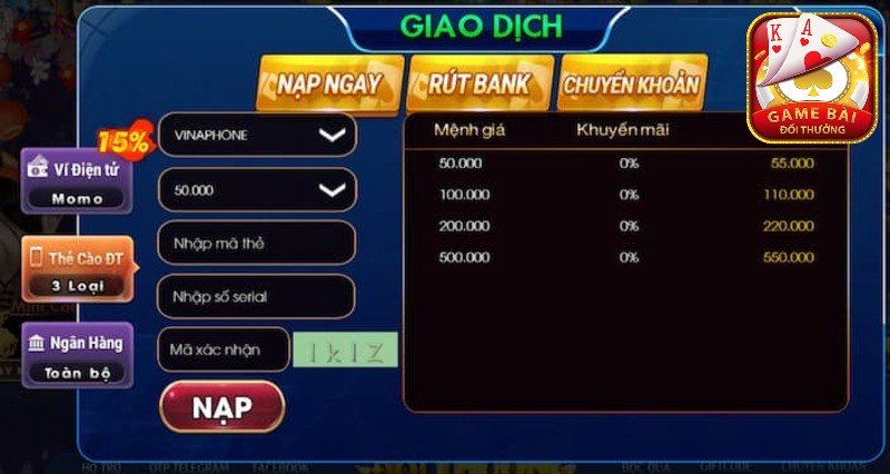 Quy Trinh Nap Rut Tien Cuc Don Gian