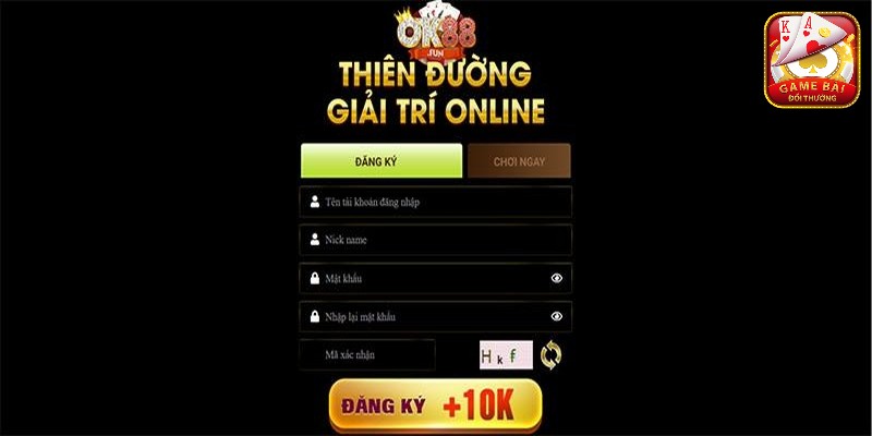 Dang Ky Tai Khoan Ok88