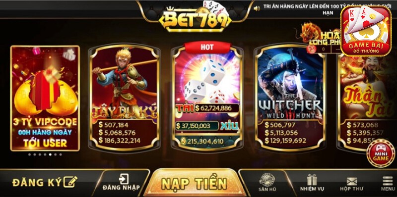 Kho Game Mini Tai Bet 789