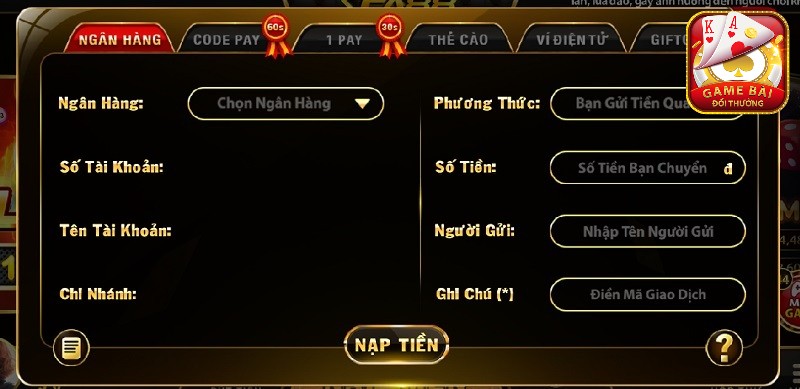 Nap Tien Qua Ngan Hang