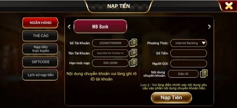 Cach Thuc Nap Tien Tai Cong Game Nhanh Chong Cho Tan Binh