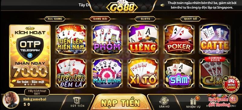 Sanh Game Bai Dang La Su Lua Chon Hang Dau Cua Game Thu Go88 Hien Nay