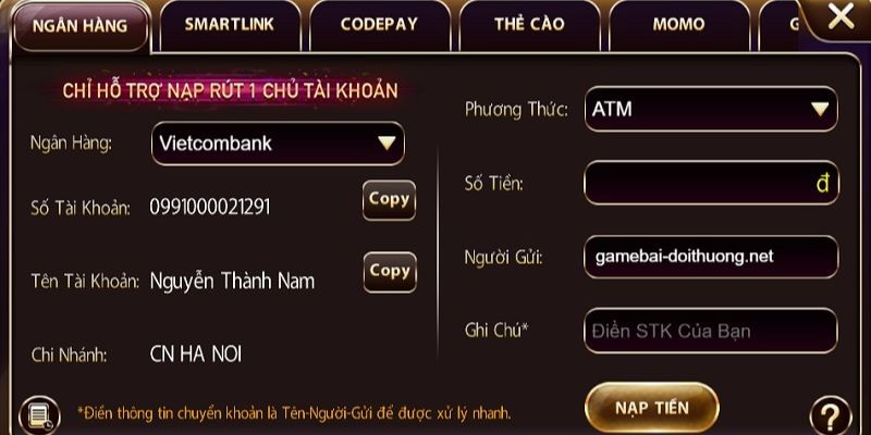 Nhatvip Cung Cap Nhieu Hinh Thuc Nap Tien Choc Cuoc Thu Lua Chon